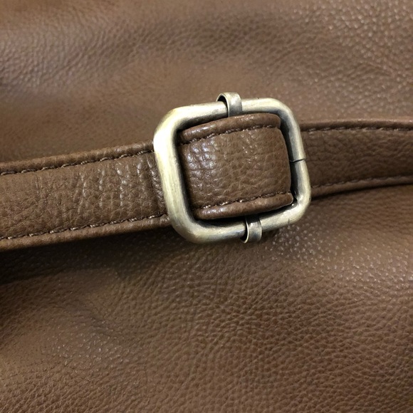 Joy Susan Crossbody Bag Brown Pebbled Texture EUC - Picture 4 of 12